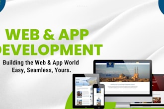 develop your mobile app and website