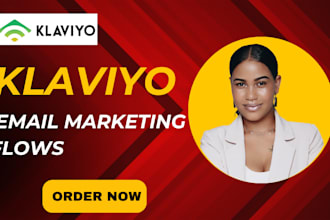 setup klaviyo ecommerce email marketing and sms flows, black friday cyber monday