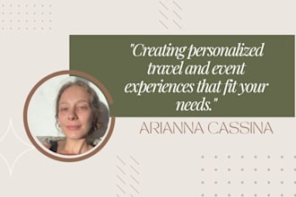 plan unforgettable travel experiences for you