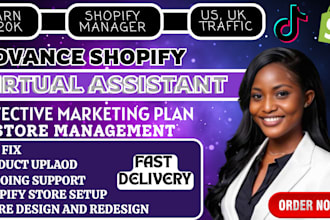 be your shopify virtual assistance for shopify maintenance shopify store manager