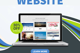 build wordpress website, elementor, divi websites