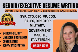 write senior executive tech resume IT director CEO media sales executive resume