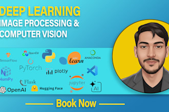 build opencv, ml and deep learning projects in python