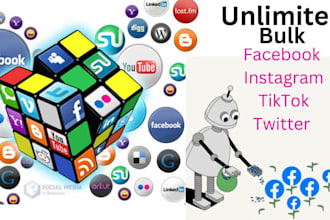 open a new facebook, instagram and tiktok profile for you