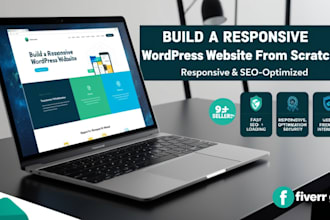 build a responsive wordpress website from scratch