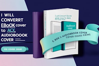 convert ebook cover to acx ,audiobook cover, fix cover issues