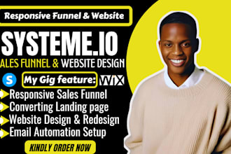 create systeme io sales funnel affiliate marketing clickfunnels landing page