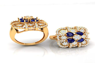 do 3d jewelry design, necklace modeling, wrist band with rendering