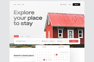 build vacation rental website hotel website airbnb website with direct booking