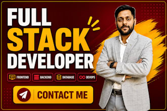 build a modern custom website as your full stack web developer