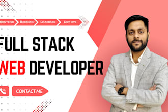 do custom website development as a full stack developer web development