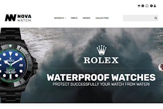 design wristwatch shopify bracelet store smartwatch website jewelry store