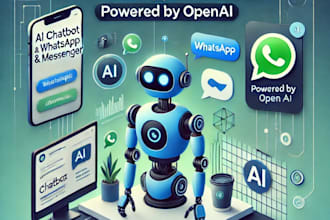 build an ai chatbot for whatsapp or messenger integration