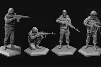 high quality 3d model,stl file for 3d printer,create 3d minis for tabletop game