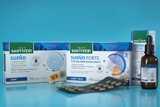 design a professional product packaging or label