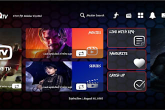rebrand android iptv ibo player smarters next tv, sparkle tv tivimate, ios app