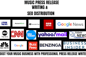 do music press release, pr distribution, submit press release and promote music