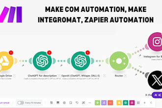 setup make, make com automation, make com integromat, make com scenario