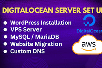 setup vps server on digitalocean, linode, gcp, aws, and deploy your website