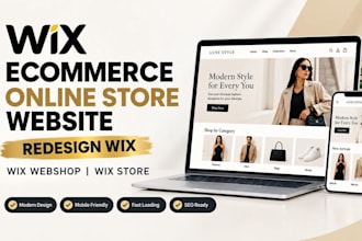 design wix ecommerce online store website redesign wix wix webshop wix store