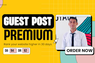give dofollow guest post da94,dr92 with contextual SEO backlinks
