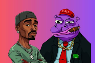 create funny meme art memecoin art crypto meme coin art solana meme coin art
