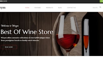 design highly profitable wine shopify beverages store tea website coffee store
