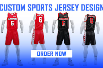 do sublimation esports and baseball sports jersey design