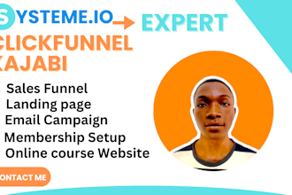 do sales funnel landing page website in systeme io clickfunnel kajabi joomla ghl