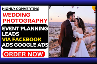 generate exclusive wedding photography leads videography leads