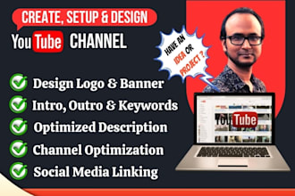 create and setup youtube channel professionally