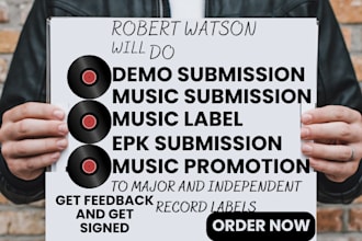 submit your music to top and active record labels to get you signed