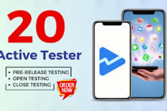 20 testers for google play closed testing, app testing beta testing in 14 days
