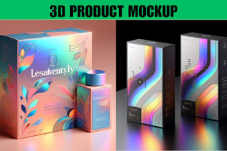 do product, box, book, photo 3d mockup