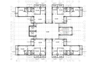 draft and plan layouts for residential and commercial buildings