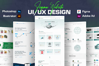 interactive figma website ui design, figma landing page, figma app ui design
