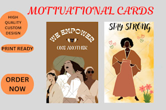 design printable affirmation and motivational cards for you
