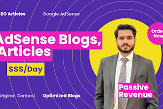 offer google adsense articles and blog writing