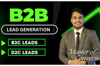 do targeted b2b lead generation, email list building with high conversion rate