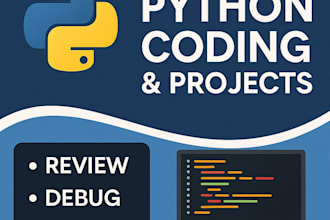 review qa test assist and do python programming coding projects