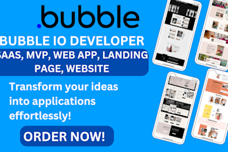 bubble io developer bubble marketplace bubble app bubble saas bubble mvp adalo