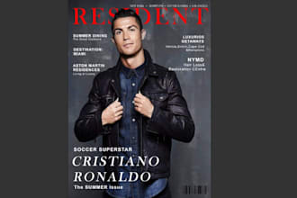 design proffesional eye catching magazine magazine cover