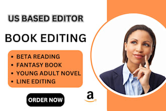 proofread, edit, beta reader format your fantasy frictional novel for amazon kdp