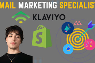 set up klaviyo email marketing flows, templates and SMS