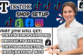 setup, fix tiktok shop approved product listings integration, tiktok ads
