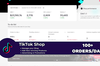 professionally manage your tiktok shop from a to z