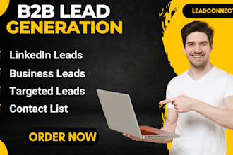 do targeted b2b lead generation, linkedin leads, business leads and contact list