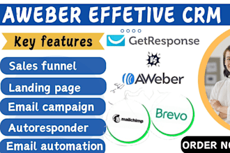 do aweber campaign brevo email marketing getresponse landing page sales funnel