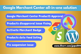 fix google merchant center suspension and misrepresentation