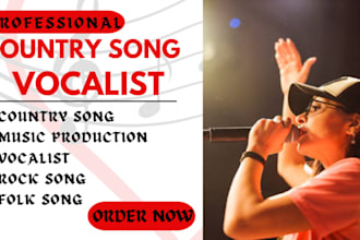 be your female singer lyrics writer and producer for country rock indie pop song